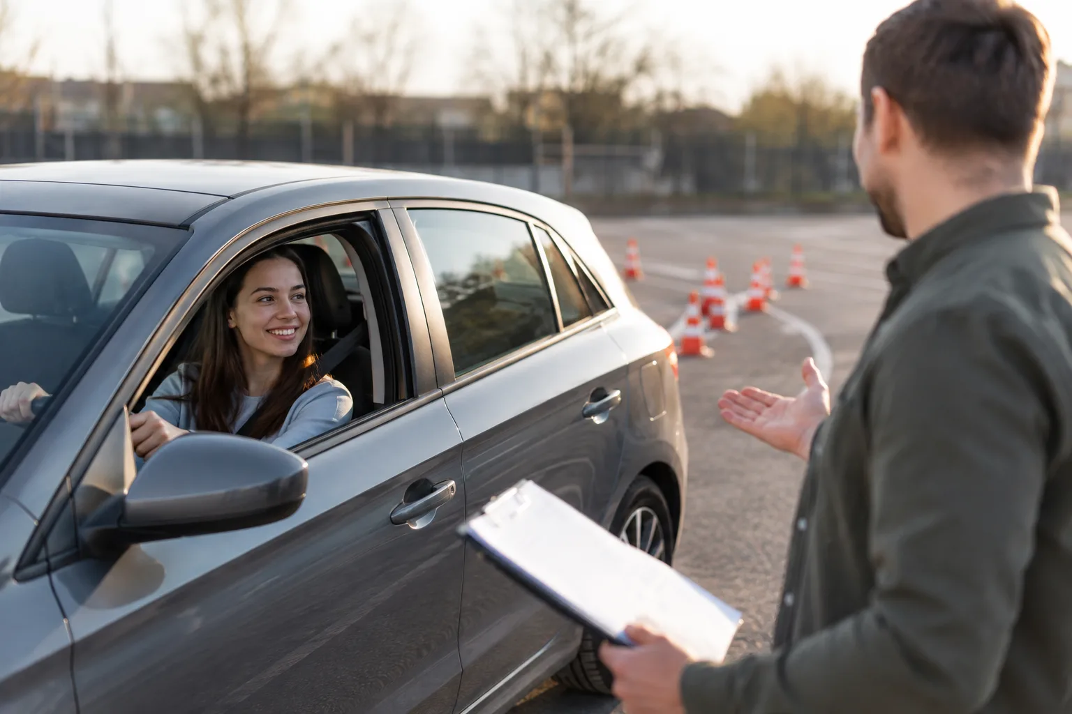 Leçon de conduite — auto-école près de Sartrouville